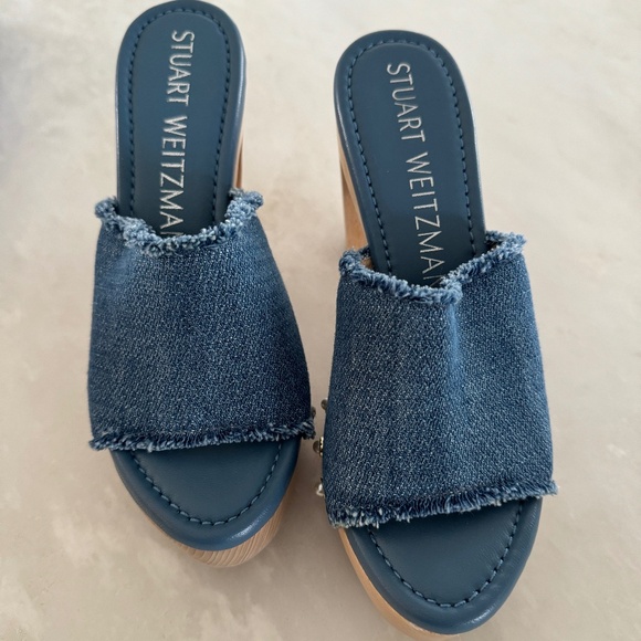 Stuart Weitzman PEARL CLOG 85 SANDAL - Picture 1 of 4